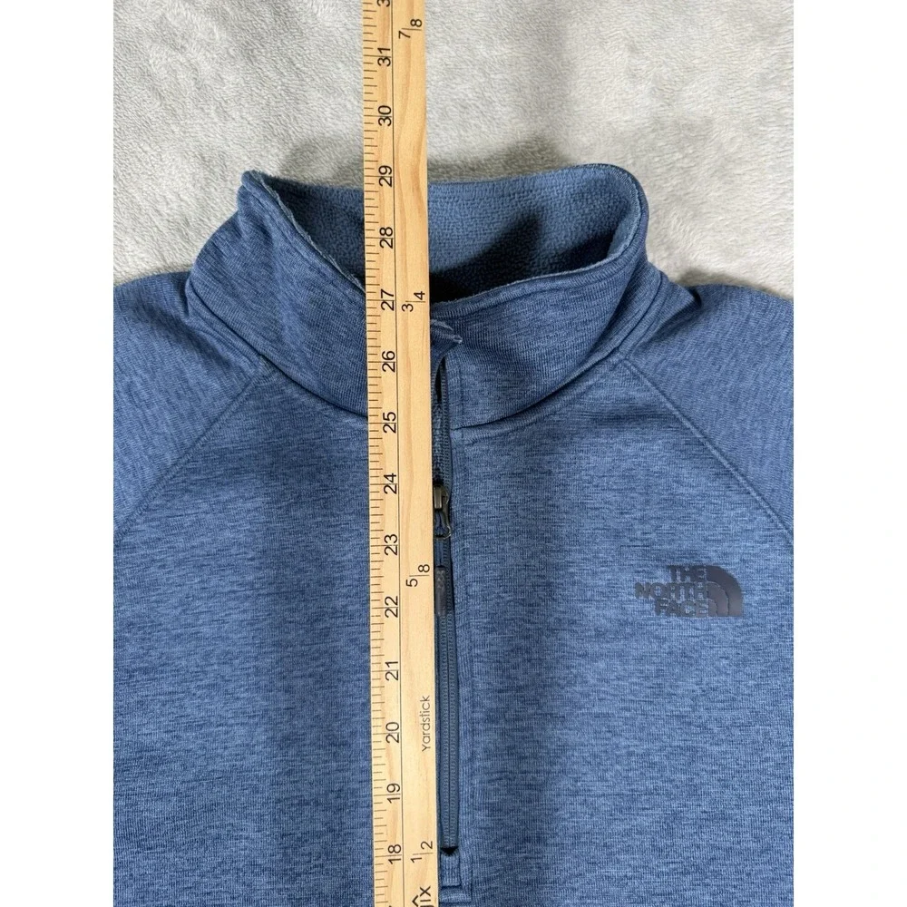 The North Face Sweater Men's XL Blue 1/2 Zip Fleece‎ Pullover